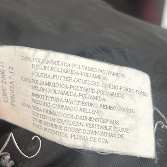 Vintage Armani Jeans by Giorgio Armani Puffer Jacket Collared Black Men's Sz 40 - Picture 8 of 17